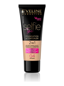 Eveline Selfie Time Podkład Kryjąco-Nawilżający 04 Natural