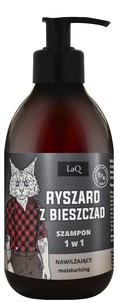 LaQ Nawilżający Szampon do Włosów dla Mężczyzn Ryszard z Bieszczad 300ml