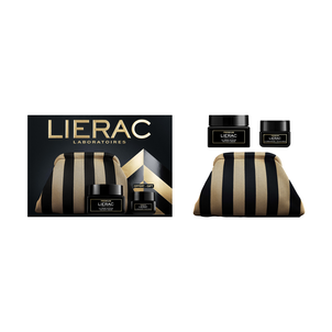 LIERAC Zestaw Premium Jedwabisty Krem do Twarzy + Krem pod Oczy + Kosmetyczka