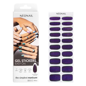 Neonail Gel Stickers Lakier Hybrydowy w Naklejce M02