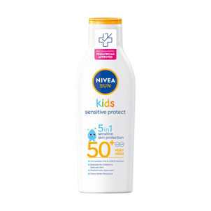 NIVEA Sun Sensitve Protect Balsam do Opalania dla Dzieci 5w1 z Filtrem SPF50+ 200ml NIVEA Sun Sensitve Protect Balsam do Opalania dla Dzieci 5w1 z Filtrem SPF50+ 200ml