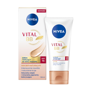 NIVEA Vital BB Krem Tonujący do Skóry Dojrzałej SPF15 Odcień Neutralny 50ml NIVEA Vital BB Krem Tonujący do Skóry Dojrzałej SPF15 Odcień Neutralny 50ml