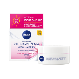 NIVEA Odżywczy Krem do Twarzy z Filtrem SPF30 i Olejkiem Migdałowym 50ml