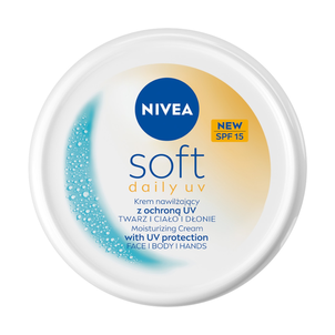 NIVEA Soft Krem Intensywnie Nawilżający z Filtrem SPF15 100ml