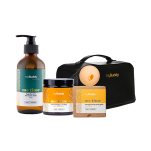 myBuddy Zestaw ME TIME Żel + Peeling + Kula + Kosmetyczka myBuddy Zestaw ME TIME Żel + Peeling + Kula + Kosmetyczka