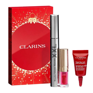 Clarins Zestaw Prezentowy Tusz do Rzęs + Krem pod Oczy + Olejek do Ust