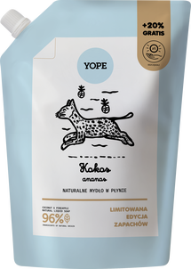 Yope Refill Mydło w Płynie Kokos Ananas 600ml Yope Refill Mydło w Płynie Kokos Ananas 600ml