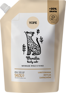 Yope Refill Mydło w Płynie Wanilia Biały Cedr 600ml Yope Refill Mydło w Płynie Wanilia Biały Cedr 600ml