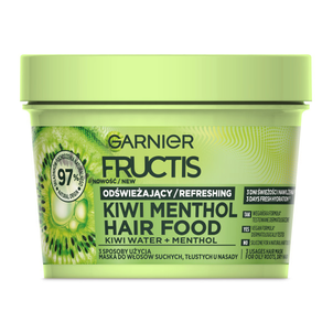 Garnier Fructis Odświeżająca Maska do Włosów Kiwi Menthol 400ml Garnier Fructis Odświeżająca Maska do Włosów Kiwi Menthol 400ml