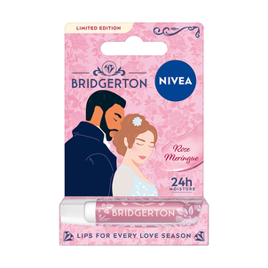 NIVEA Bridgerton Edition Pielęgnująca Pomadka do Ust Rose Meringue