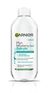Garnier Płyn Micelarny z Kwasem Salicylowym 2w1 400ml