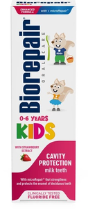 Biorepair Kids Pasta do Zębów dla Dzieci o Smaku Truskawkowym 50ml Biorepair Kids Pasta do Zębów dla Dzieci o Smaku Truskawkowym 50ml
