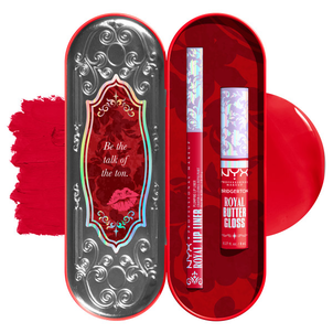 NYX Professional Makeup Bridgerton Royal Treasures Zestaw Błyszczyk i Konturówka 04 NYX Professional Makeup Bridgerton Royal Treasures Zestaw Błyszczyk i Konturówka 04
