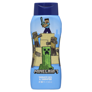 Air-Val Minecraft Żel do Kąpieli i Szampon dla Dzieci 500ml Air-Val Minecraft Żel do Kąpieli i Szampon dla Dzieci 500ml