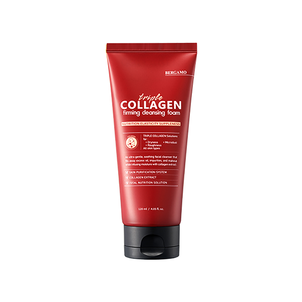 Bergamo Triple Collagen Oczyszczająco-Ujędrniająca Pianka do Mycia Twarzy z Potrójnym Kolagenem 120ml