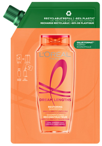 Loreal Dream Lengths Wzmacniający Szampon do Włosów Refill 500ml