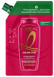 Loreal Elseve Color-Vive Szampon do Włosów Farbowanych Refill 500ml