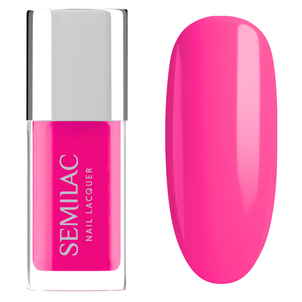 Semilac Nail Lacquer Klasyczny Lakier do Paznokci 119 Neon Pink