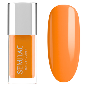 Semilac Nail Lacquer Klasyczny Lakier do Paznokci 121 Neon Orange