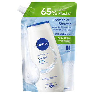 NIVEA Creme Soft Żel pod Prysznic Opakowanie Uzupełniające Refill 500ml NIVEA Creme Soft Żel pod Prysznic Opakowanie Uzupełniające Refill 500ml