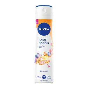 NIVEA Solar Sparks Antyperspirant w Sprayu dla Kobiet 72h Ochrony 150ml NIVEA Solar Sparks Antyperspirant w Sprayu dla Kobiet 72h Ochrony 150ml