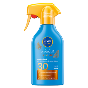 NIVEA Sun Protect & Bronze Spray Aktywujący Naturalną Opaleniznę z Filtrem SPF30 250ml