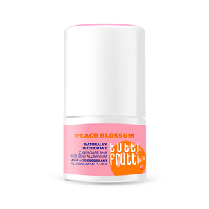 Farmona Tutti Frutti Naturalny Dezodorant z Kwasami AHA bez Soli Aluminium Peach Blossom 50ml Farmona Tutti Frutti Naturalny Dezodorant z Kwasami AHA bez Soli Aluminium Peach Blossom 50ml