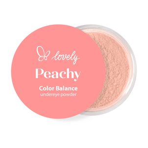 Lovely Peachy Sypki Puder pod Oczy