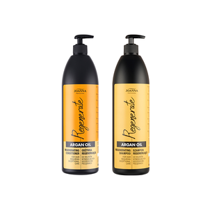 Zestaw Joanna Argan Oil Odżywka Regenerująca 1000ml + Joanna Argan Oil Szampon Regenerujący 1000ml