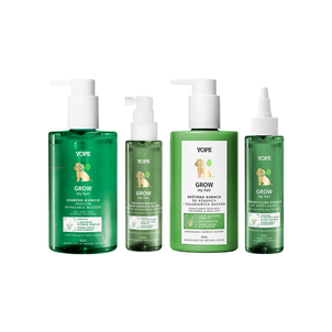 Zestaw Yope Grow My Hair Odżywka + Szampon + Rozgrzewające Serum-Kuracja + Mikropeeling-Kuracja Zestaw Yope Grow My Hair Odżywka + Szampon + Rozgrzewające Serum-Kuracja + Mikropeeling-Kuracja