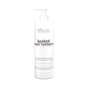 Bielenda Professional Barrier Skin Therapy Ceramidowa Emulsja do Mycia Twarzy i Ciała 500ml
