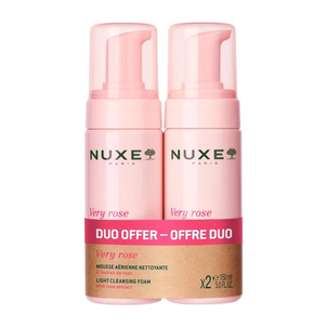 NUXE Zestaw Very Rose Oczyszczająca Pianka Micelarna 2x150ml