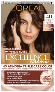 Loreal Excellence Creme Farba do Włosów 4U Uniwersalny Brąz