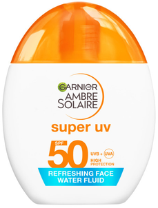 Garnier Ambre Solaire Fluid do Twarzy z Kwasem Hialuronowym i Filtrem SPF50 40ml Garnier Ambre Solaire Fluid do Twarzy z Kwasem Hialuronowym i Filtrem SPF50 40ml