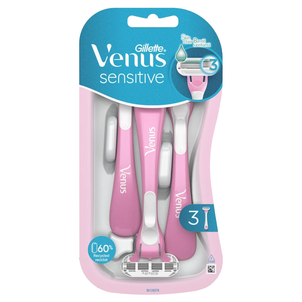 Gillette Venus Sensitive Zestaw Maszynek do Golenia 3 Ostrza 3 Sztuki