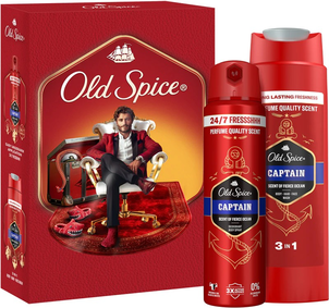Old Spice Captain Zestaw Kosmetyków dla Mężczyzn Żel pod Prysznic + Dezodorant Old Spice Captain Zestaw Kosmetyków dla Mężczyzn Żel pod Prysznic + Dezodorant