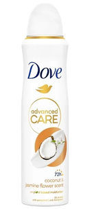 Dove Go Fresh 72h Advanced Care Antyperspirant w Sprayu Kokos Jaśmin 250ml Dove Go Fresh 72h Advanced Care Antyperspirant w Sprayu Kokos Jaśmin 250ml