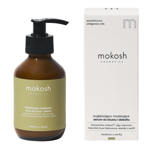 Mokosh Wygładzająco-Modelujące Serum do Biustu i Dekoltu Kardamon z Wanilią 140ml Mokosh Wygładzająco-Modelujące Serum do Biustu i Dekoltu Kardamon z Wanilią 140ml