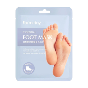 Farmstay Essential Foot Mask Nawilżająca Maska do Stóp z Kwasem Hialuronowym 14g