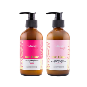 myBuddy me time Zestaw Płyn do Kąpieli i pod Prysznic Woda Różana 250ml + myBuddy me time Rozświetlający Balsam do Ciała Malina 250ml myBuddy me time Zestaw Płyn do Kąpieli i pod Prysznic Woda Różana 250ml + myBuddy me time Rozświetlający Balsam do Ciała Malina 250ml