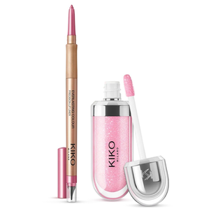 KIKO Milano Lip Combo Set Zestaw Nawilżający Błyszczyk i Dopasowana Konturówka 02