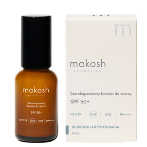 Mokosh Szerokopasmowy Booster do Twarzy SPF50+ Aloes 30ml Mokosh Szerokopasmowy Booster do Twarzy SPF50+ Aloes 30ml