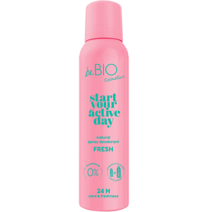beBIO Cosmetics Start Your Active Day Naturalny Dezodorant w Sprayu Fresh 125ml beBIO Cosmetics Start Your Active Day Naturalny Dezodorant w Sprayu Fresh 125ml