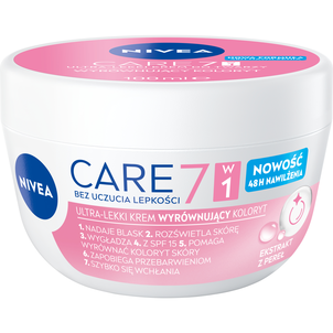 NIVEA Care 7w1 Ultra-Lekki Krem do Twarzy Wyrównujący koloryt 100ml NIVEA Care 7w1 Ultra-Lekki Krem do Twarzy Wyrównujący koloryt 100ml