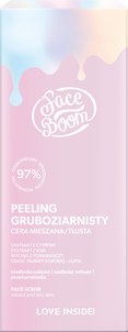 FaceBoom Peeling Gruboziarnisty do Twarzy Cera Mieszana i Tłusta 50g