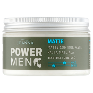Joanna Power Men Pasta Matująca do Włosów Matte 100g Joanna Power Men Pasta Matująca do Włosów Matte 100g