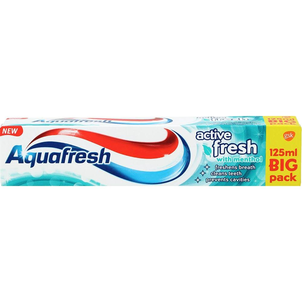 Aquafresh Pasta do Zębów Active Fresh z Mentolem 125ml Aquafresh Pasta do Zębów Active Fresh z Mentolem 125ml
