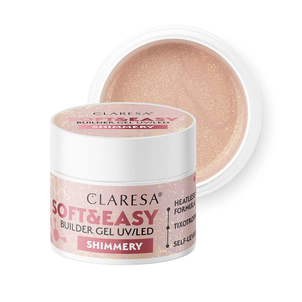 Claresa Żel Budujący Soft & Easy Shimmery 90g