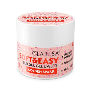 Claresa Żel Budujący Soft & Easy Golden Spark 45g