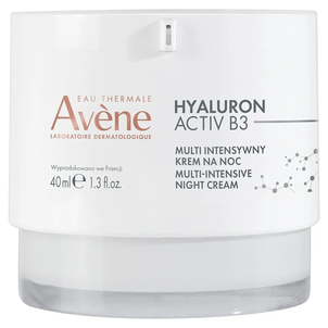 Avene Hyaluron Activ B3 Multi-Intensywny Krem na Noc 40ml Avene Hyaluron Activ B3 Multi-Intensywny Krem na Noc 40ml